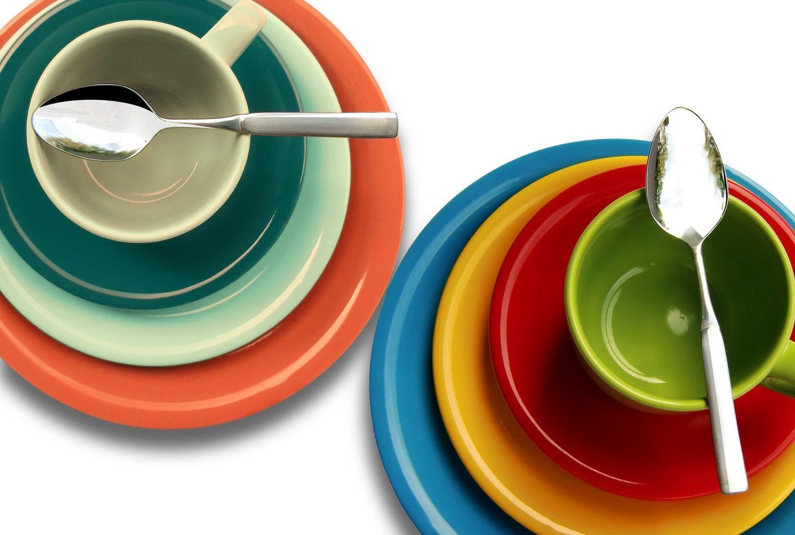 Colorful Stoneware Dinnerware Set