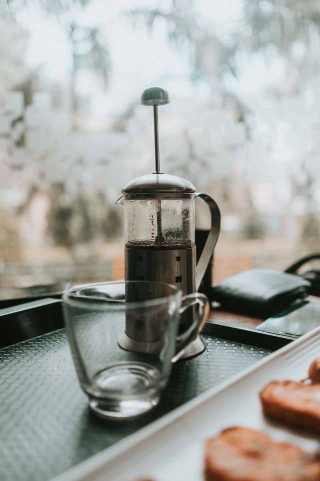 Glass French Press with Steel Frame