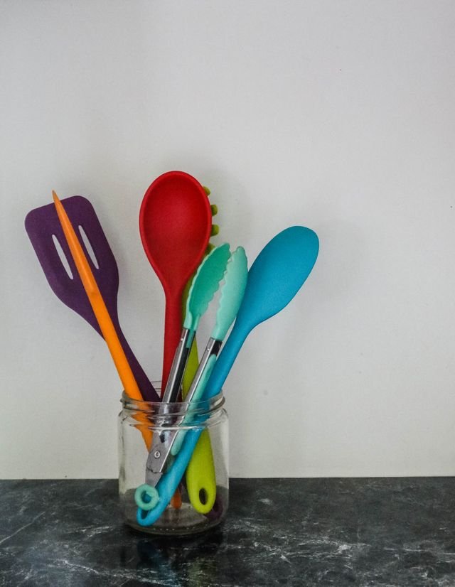 Rainbow Silicone Cooking Utensil Set