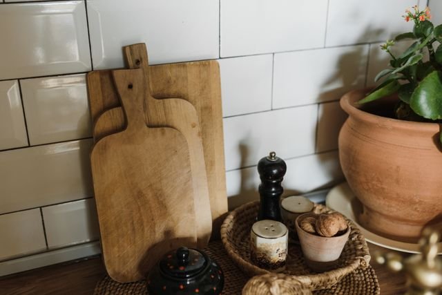 Rustic Wooden Paddle Board Set