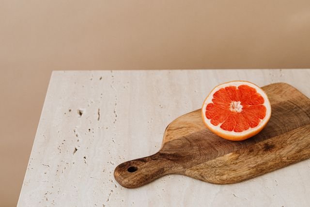 Small Wooden Paddle Board, Natural Grain