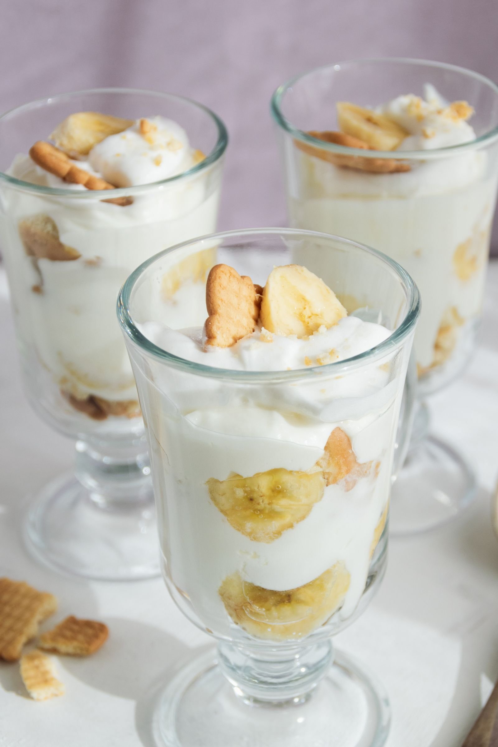 Banana Cream Pudding Parfaits