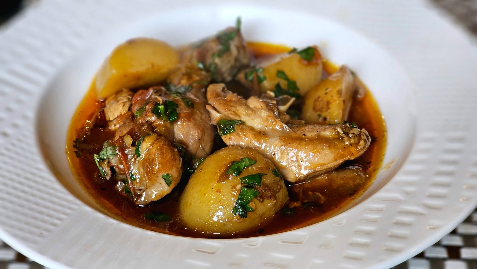 Braised Chicken Stew with Baby Potatoes