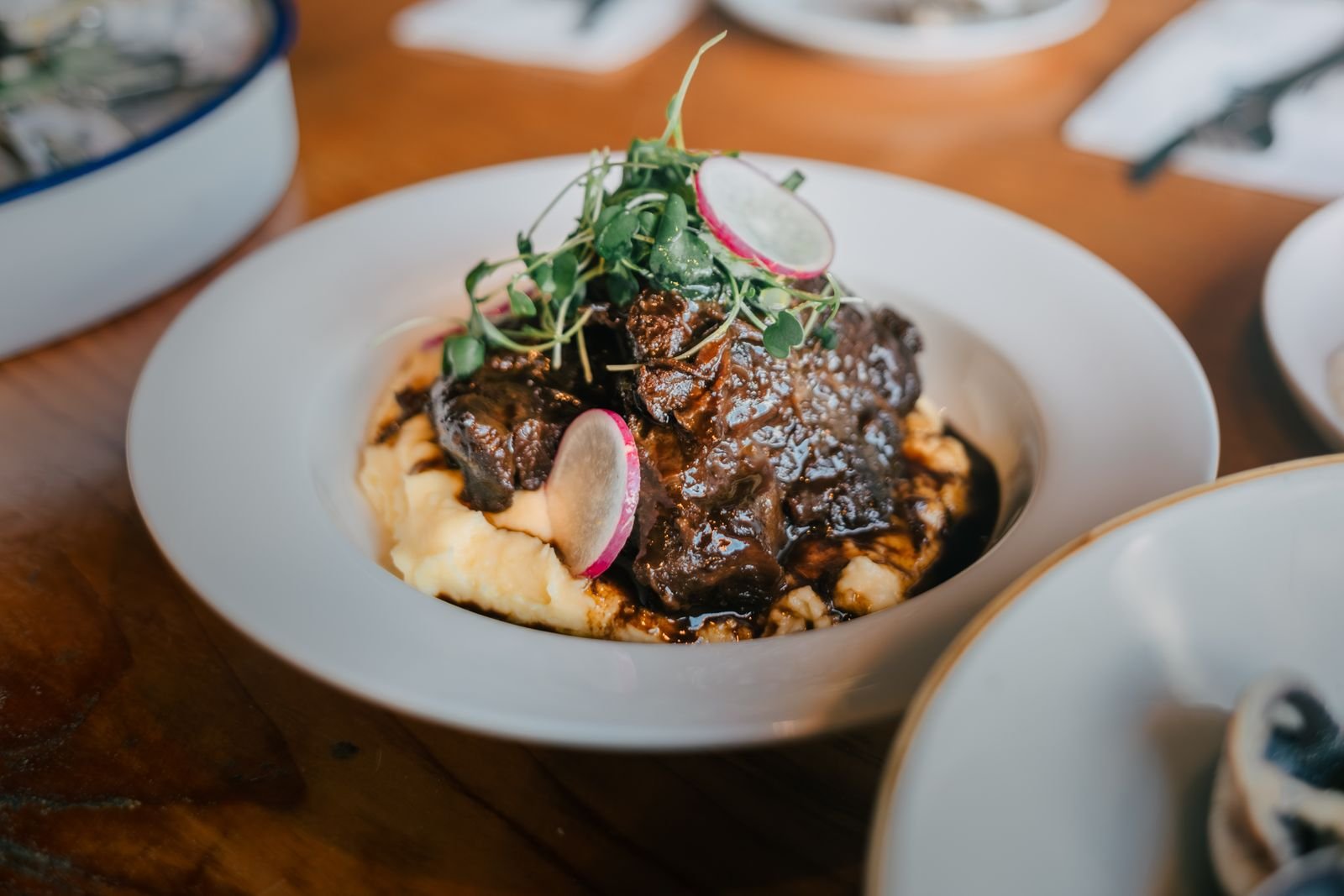 Braised Short Rib over Creamy Mash