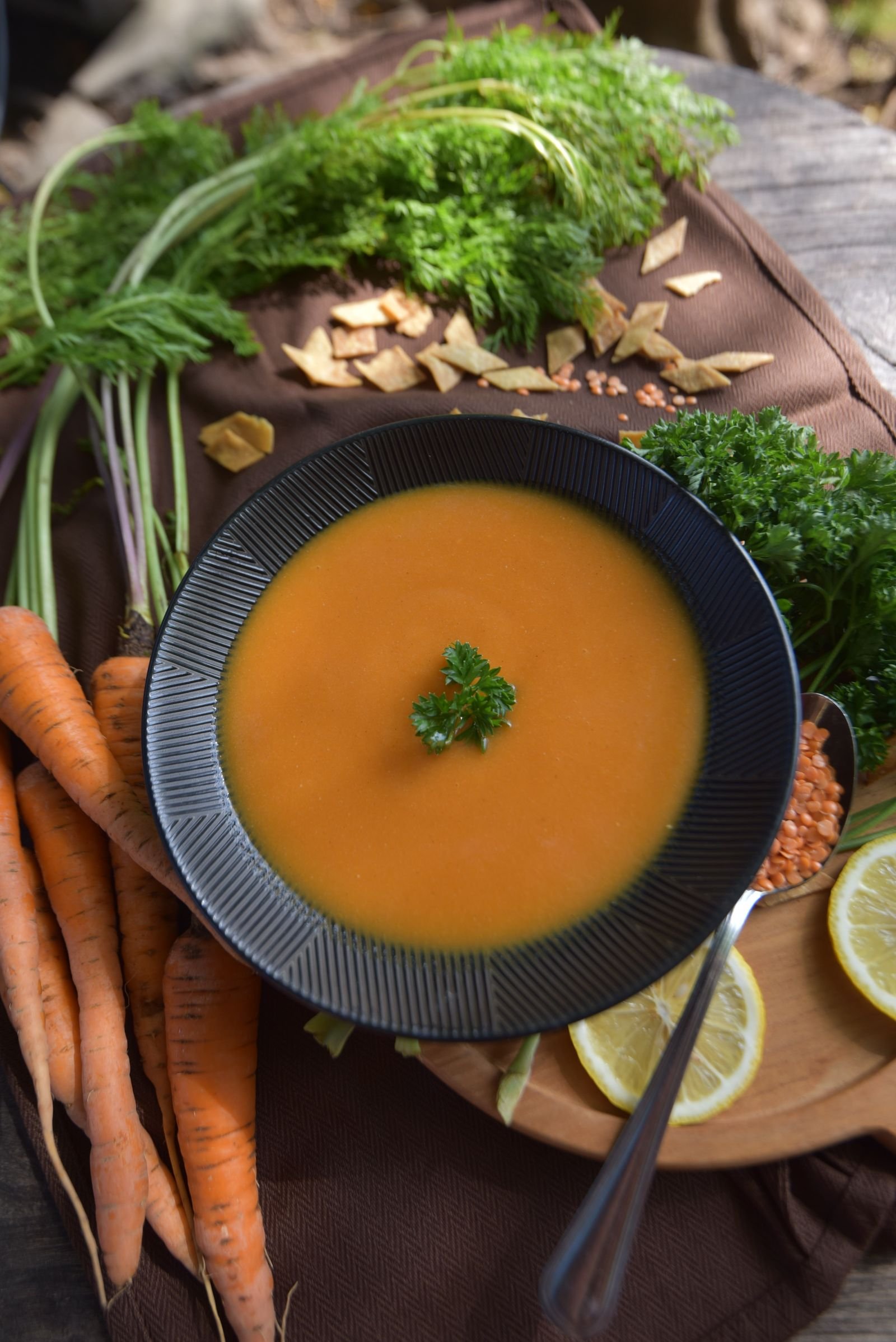 Carrot and Red Lentil Soup