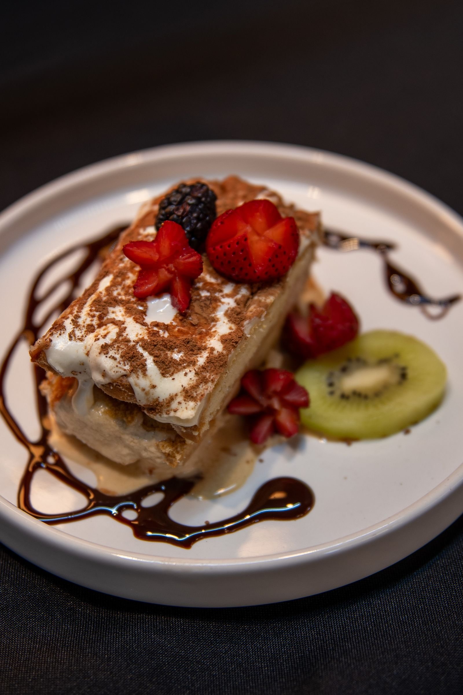 Cinnamon Tres Leches Cake with Fresh Berries