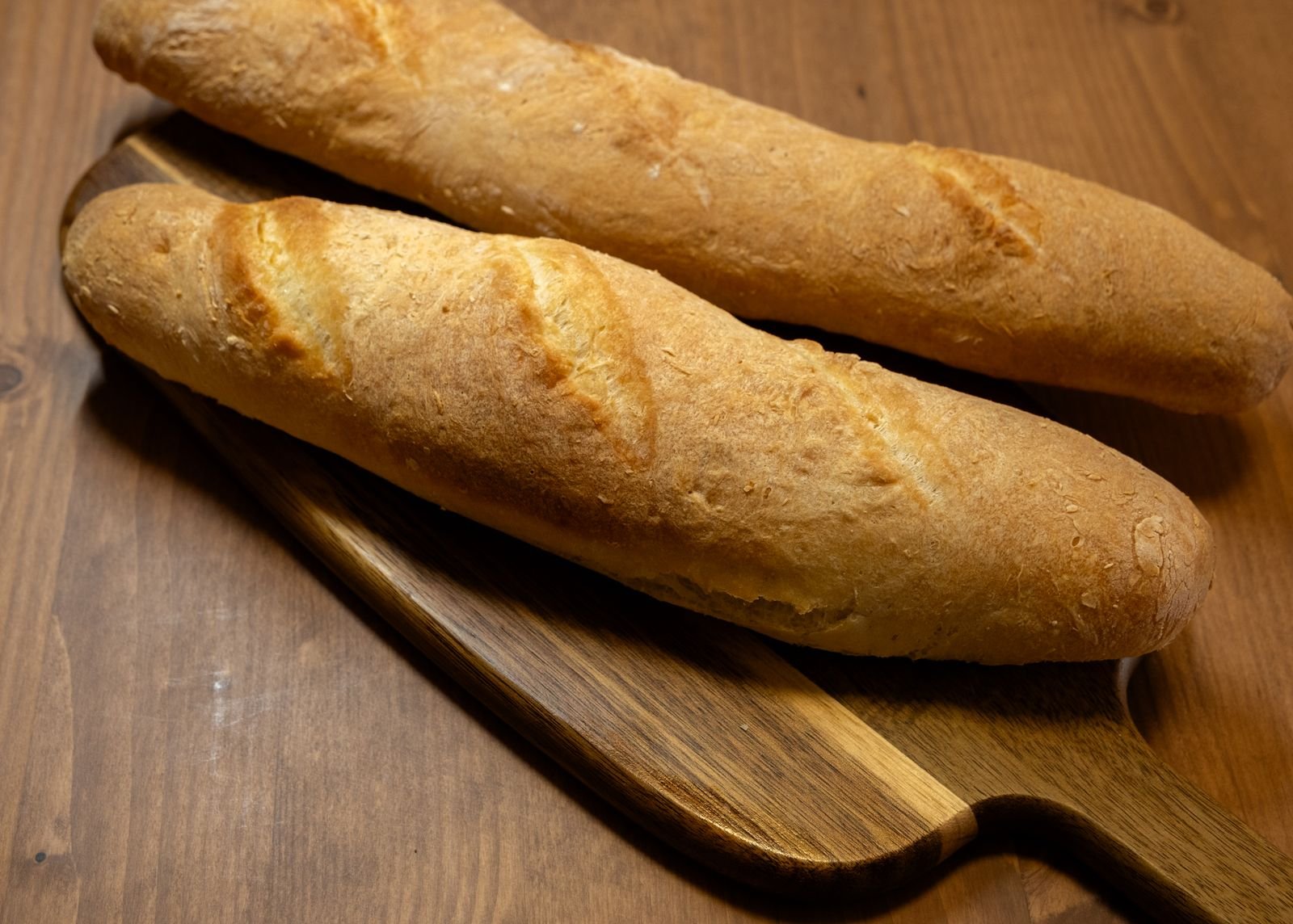 Classic Crusty French Baguettes