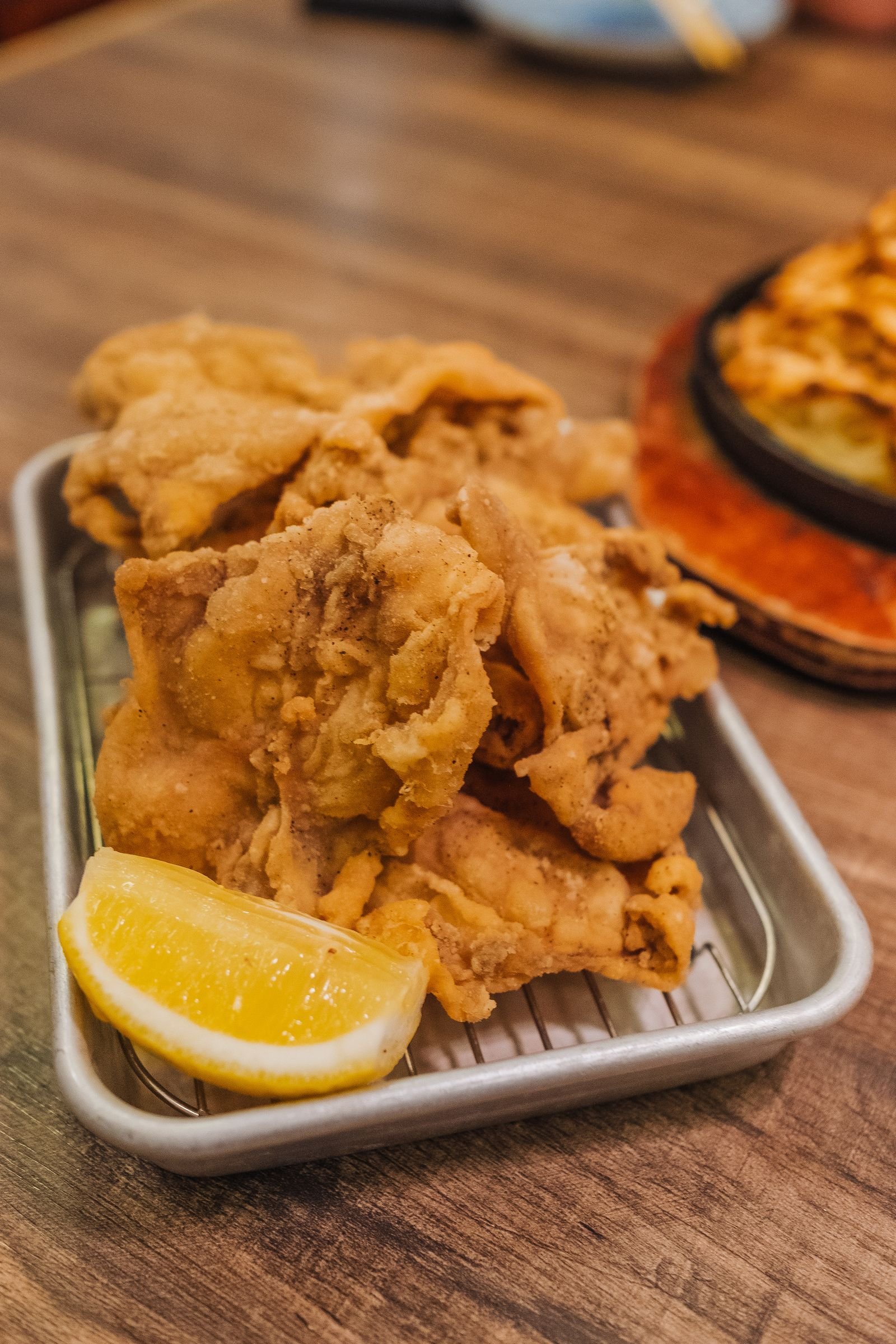 Crispy Karaage-Style Fried Chicken with Lemon