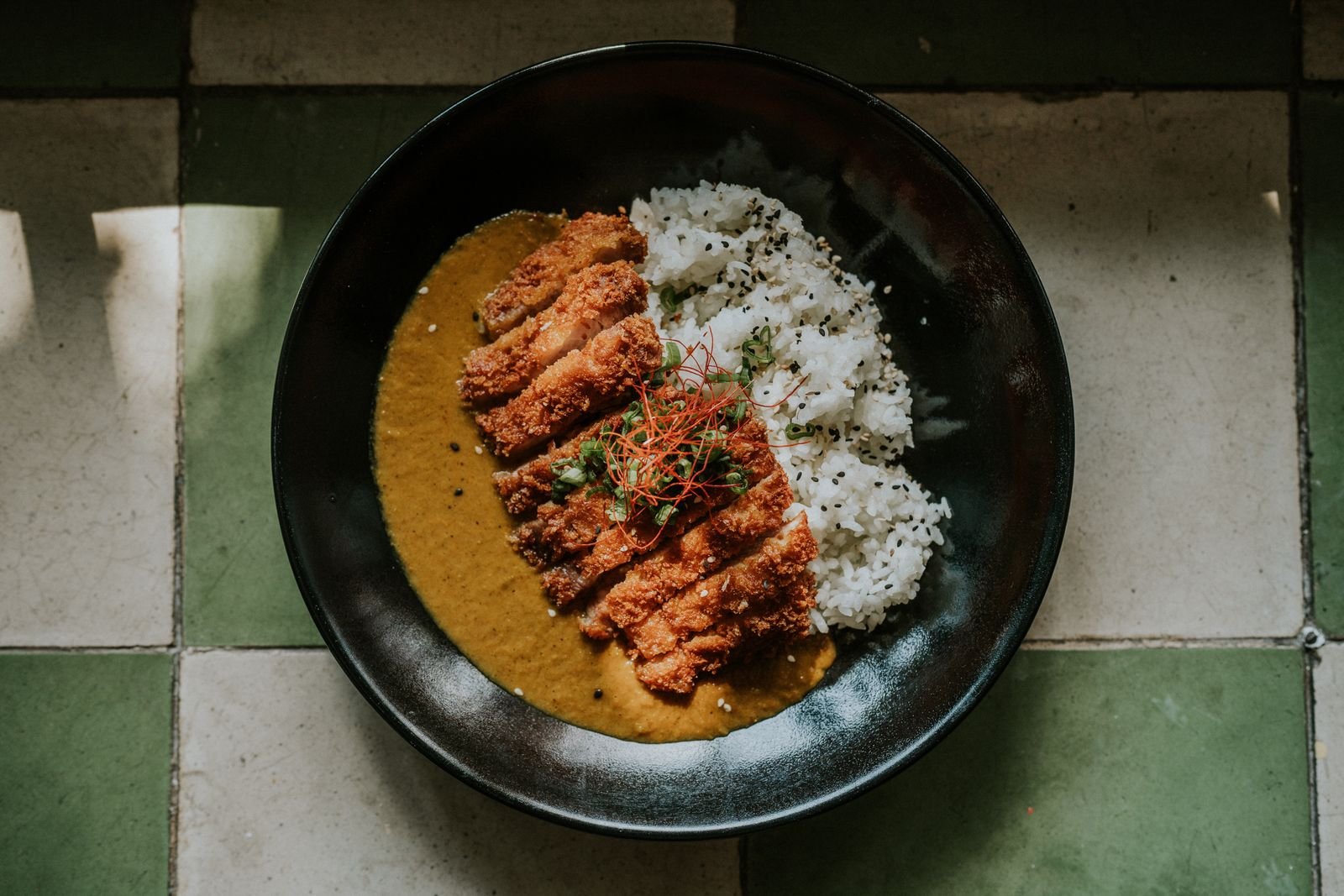 Japanese Chicken Katsu Curry with Rice