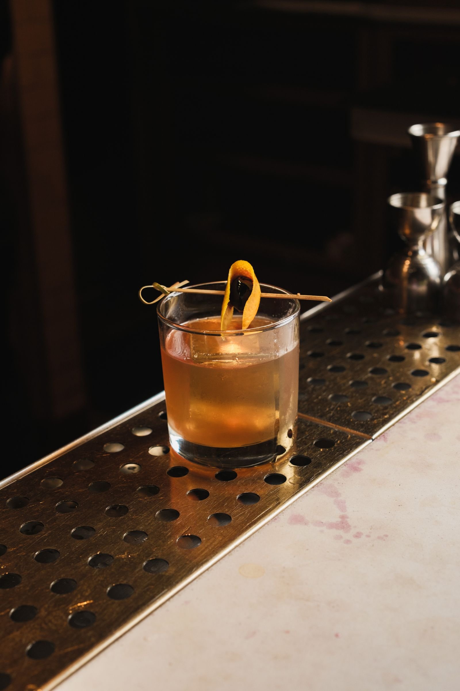 Old Fashioned with Orange Twist