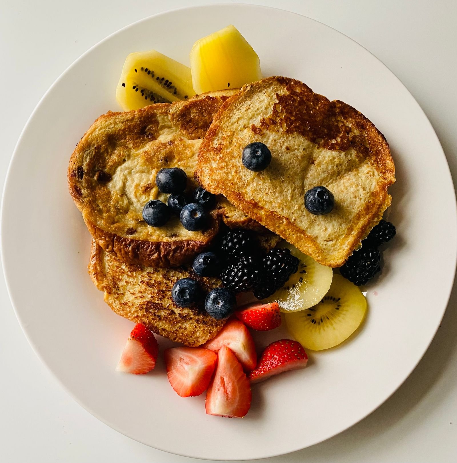Orange-Zest French Toast with Fresh Fruit
