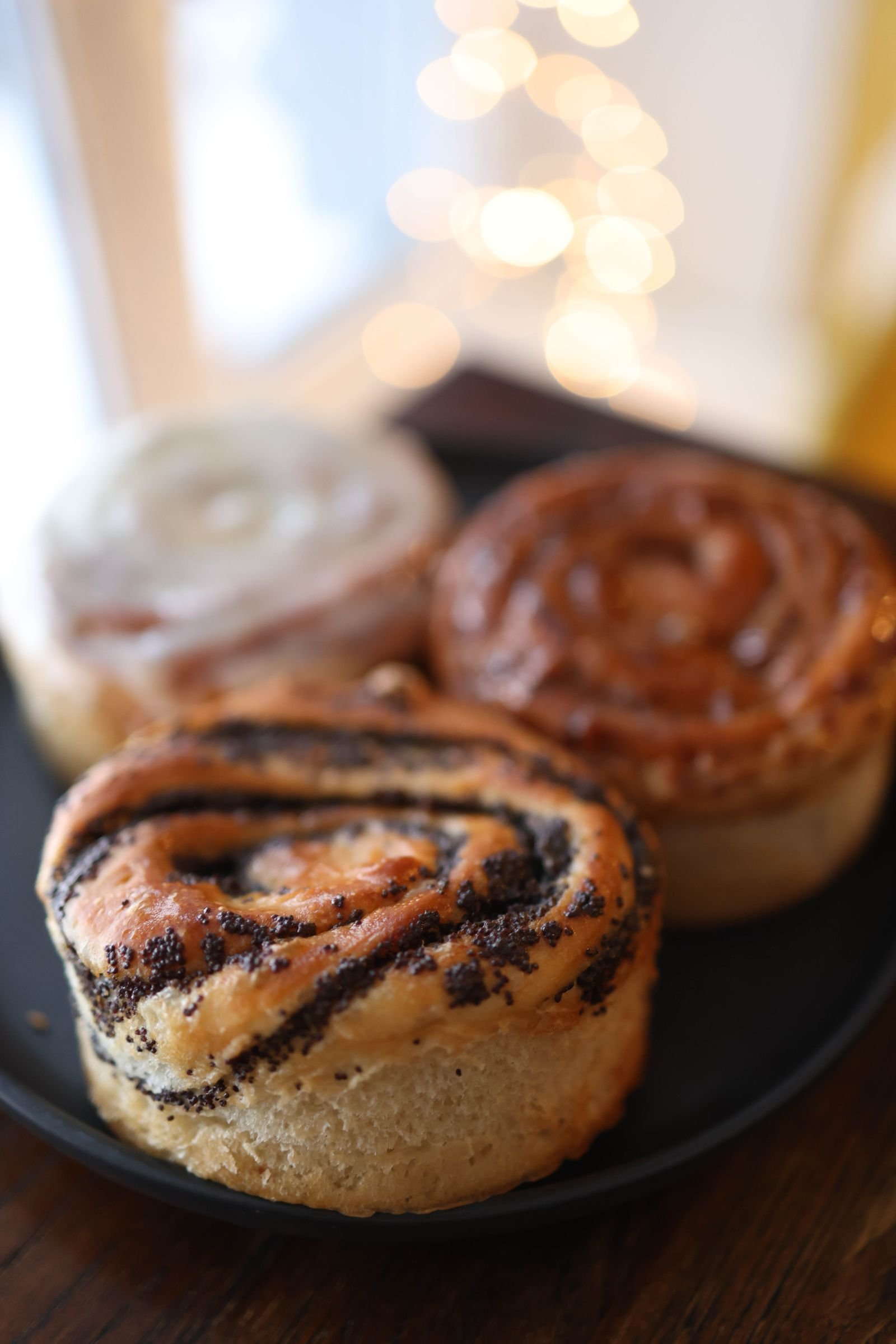 Poppy Seed Swirl Buns