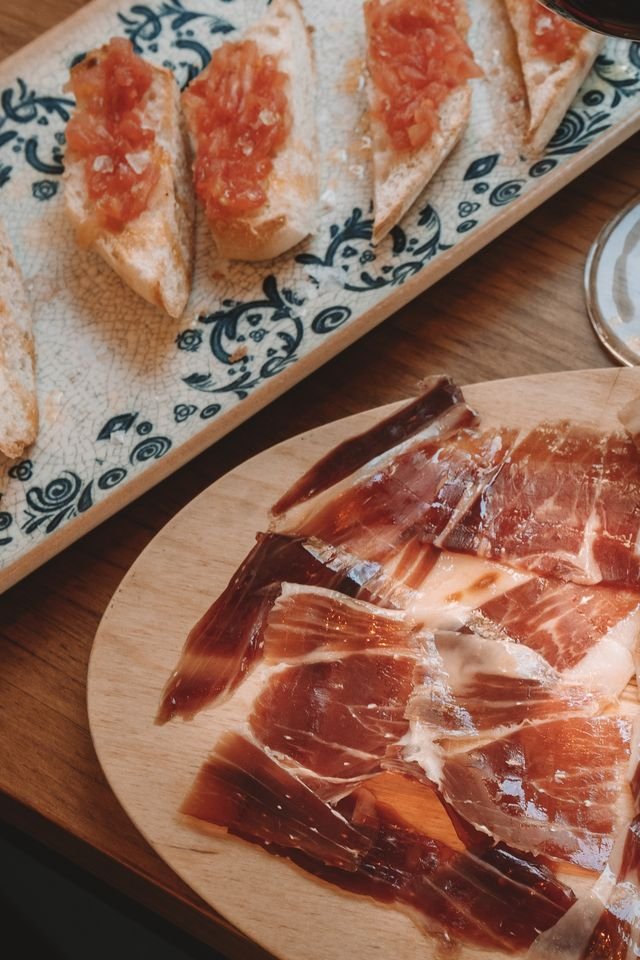 Spanish Jamon with Pan con Tomate