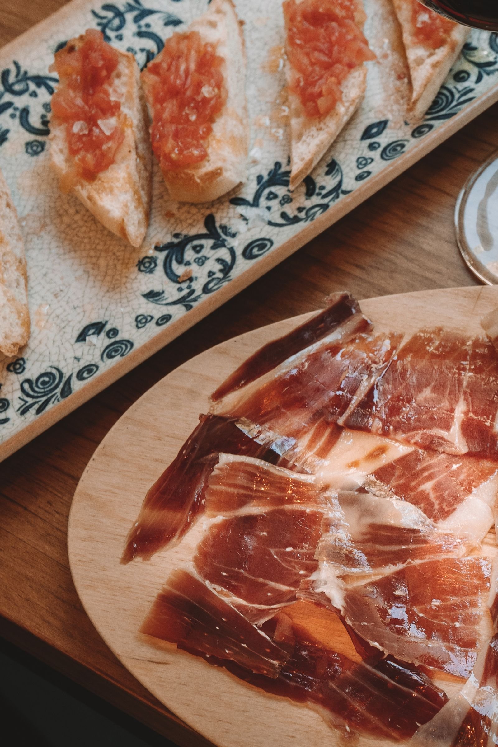 Spanish Jamon with Pan con Tomate