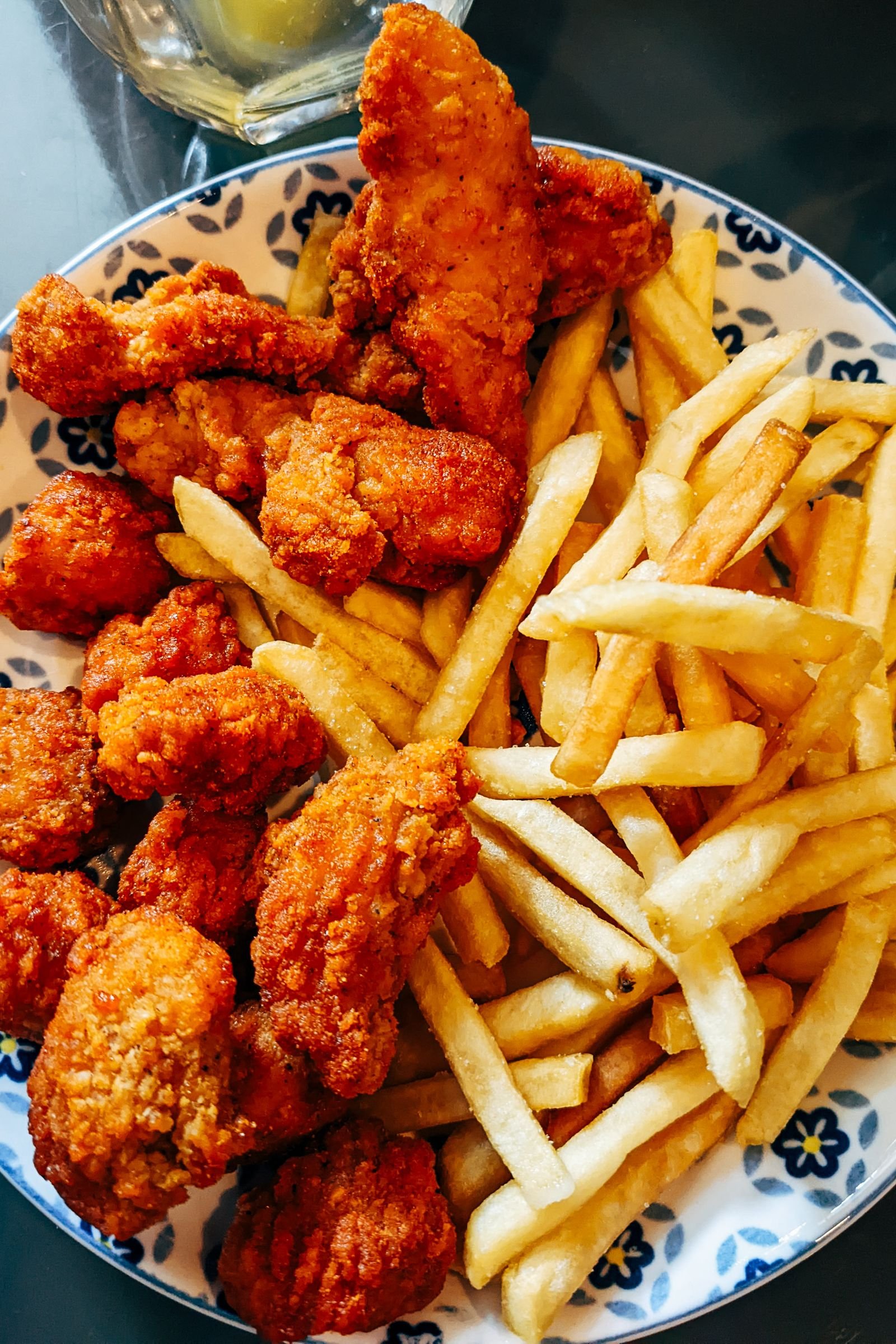 Spicy Crispy Fried Chicken with Fries