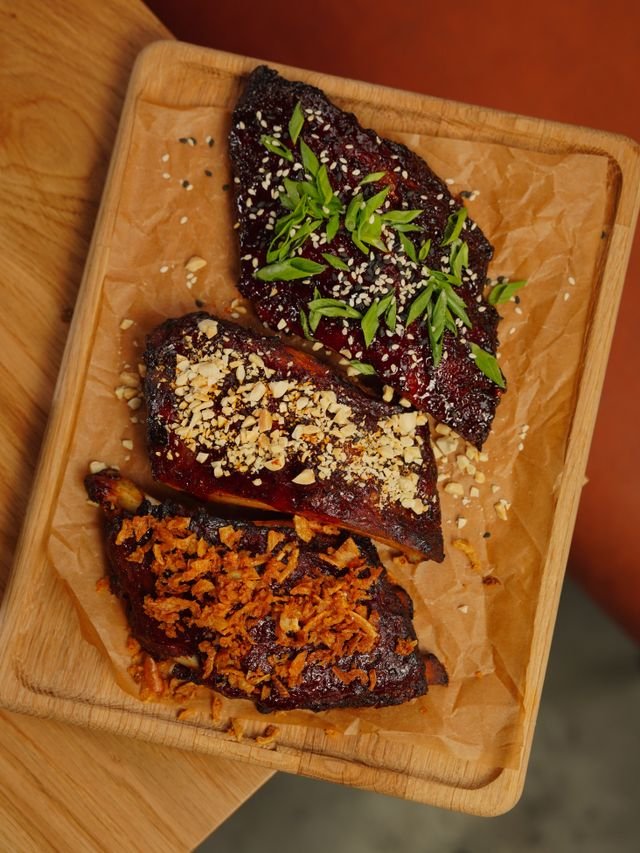 Sticky Glazed Pork Ribs Three Ways