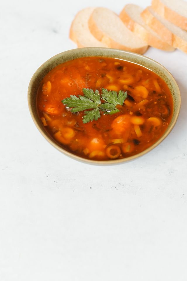 Tomato Minestrone with Ditalini Pasta