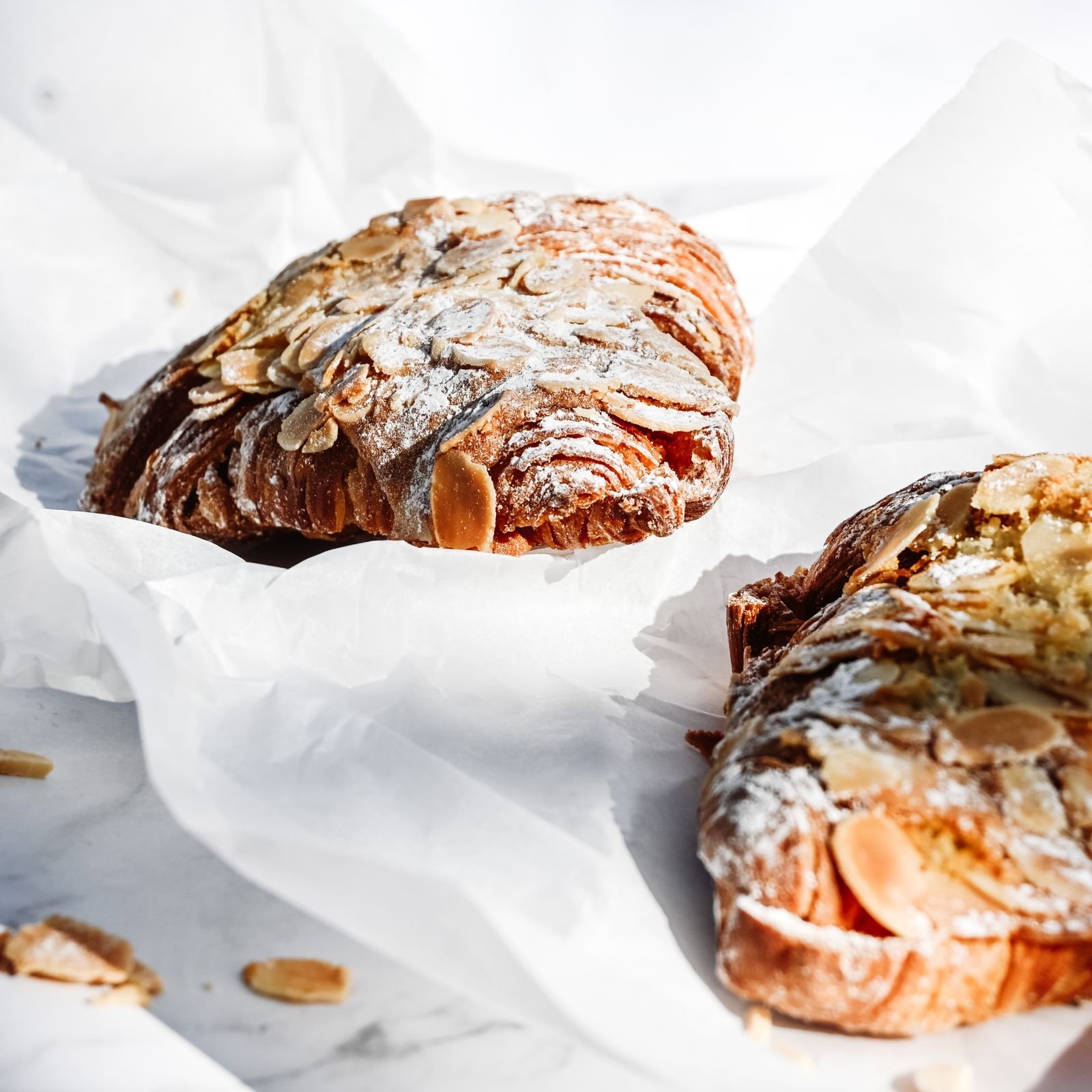 Twice-Baked Almond Croissants