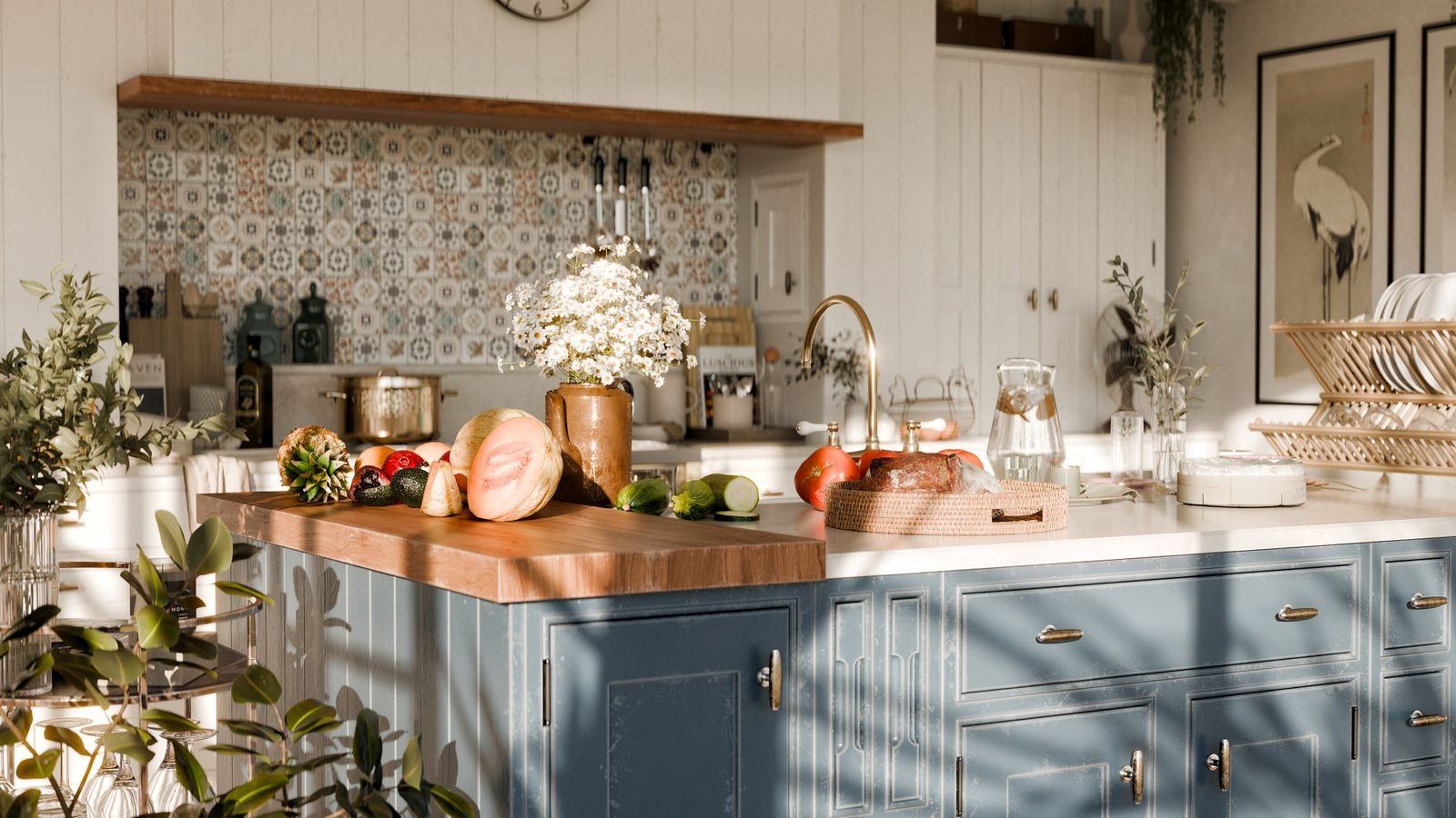 Bright kitchen